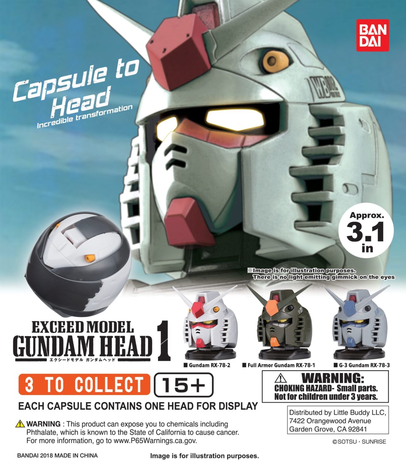 gundam head 3