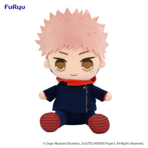 JUJUTSU KAISEN - KYURUMARU Big Plush Toy -Yuji Itadori-