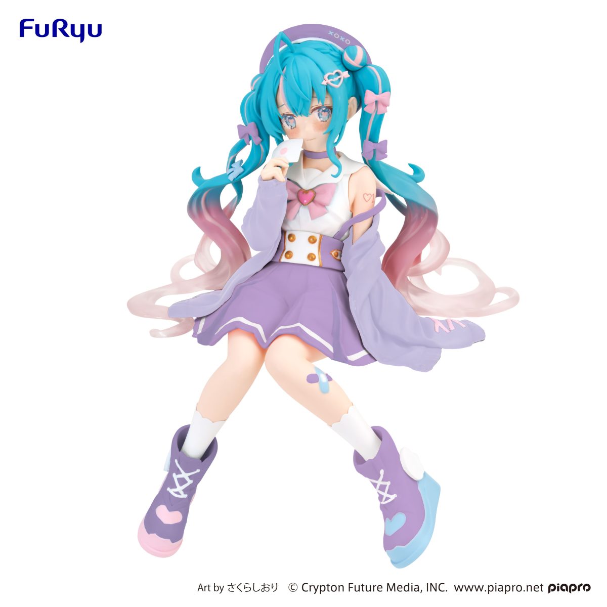 Hatsune Miku - Noodle Stopper Figure -Hatsune Miku Love Sailor Purple Color ver.-