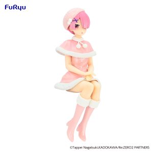 Re:ZERO -Starting Life in Another World- - Noodle Stopper Figure -Ram Snow Princess Pearl Color ver.-