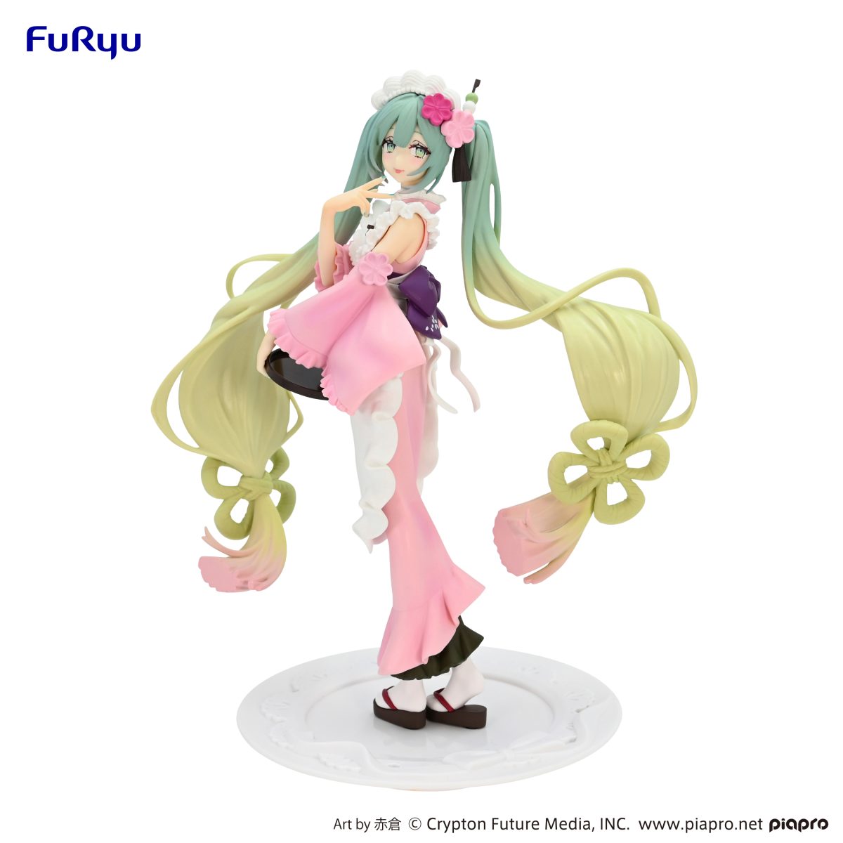 Hatsune Miku - Exceed Creative Figure -Matcha Green Tea Parfait Cherry Blossom ver.-