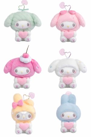 My Melody 50th Anniversary Milk Candy Series Vinyl Plush Pendant BB Asst