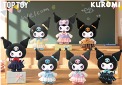 Kuromi School Life Vinyl Plush Pendant Series BB Asst