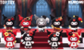 Kuromi Poker Kingdom Plush Pendant Series BB Asst