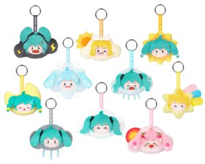 Hatsune Miku Weather & Mood Series Big Head Plush Pendant