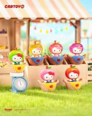 Hello Kitty Style Fruit Basket Sweetheart Series Wobble Moetch Bean