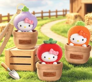Hello Kitty Style Fruit And Vegetable Stories Series Plush Fragrance Charm