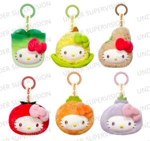 Hello Kitty Style Fruit And Vegetable Stories Series Relaxing Plush Toy