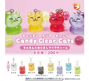 Candy Clear Cats Glossy Marker Clear Charm